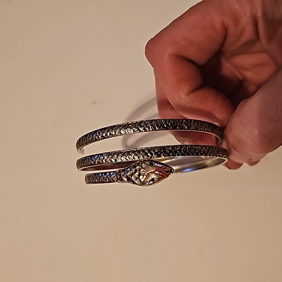 1970s metal snake bracelet SUPA SWEET - Picture 4 of 5